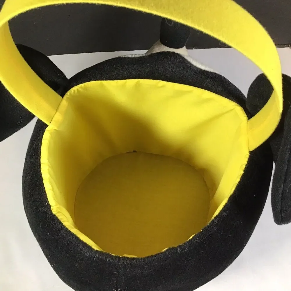 Disney Mickey Mouse Soft Felt Basket Trick or Treat Bag Candy Halloween Large